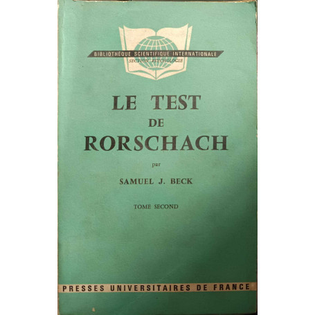Le test de Rorschach