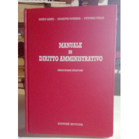 Manuale di diritto amministrativo. Aggiornato al 15 dicembre 1998.