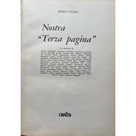 Nostra "Terza pagina"