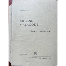 Discorsi parlamentari. Volume primo