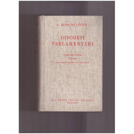 Discorsi parlamentari Volume Quindicesimo 1859-1861
