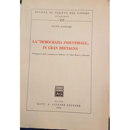 La "democrazia industriale" in Gran Bretagna