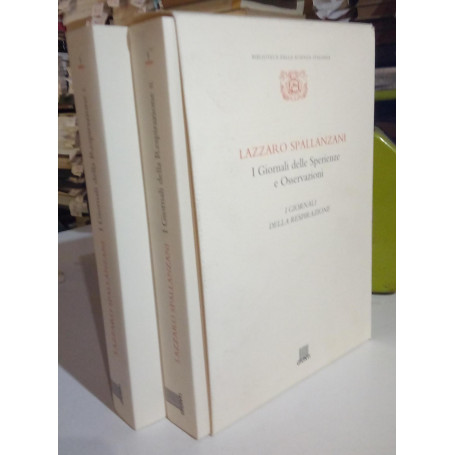 I Giornali delle Sperienze e Osservazioni. I Giornali della respirazione. Vol. 5° in due tomi.