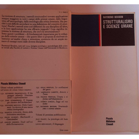 Strutturalismo e scienze umane
