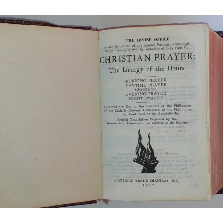 Christian prayer: the liturgy of the hours