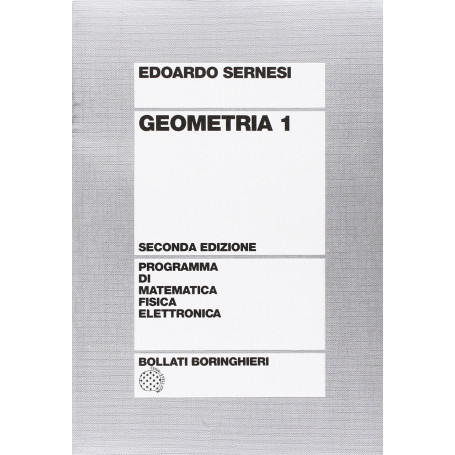 Geometria 1. Programma di Matematica Fisica ed Elettronica.