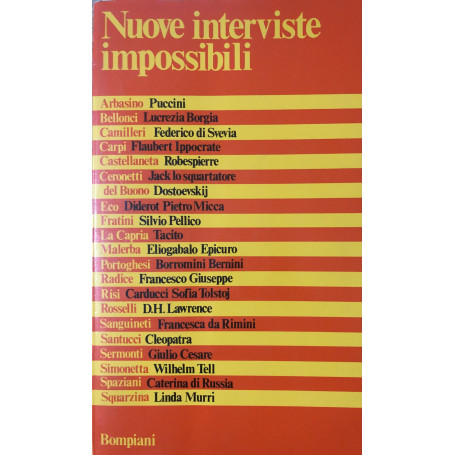 Nuove interviste impossibili.