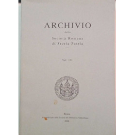 Archivio della Società Romana di Storia Patria (vol.131)