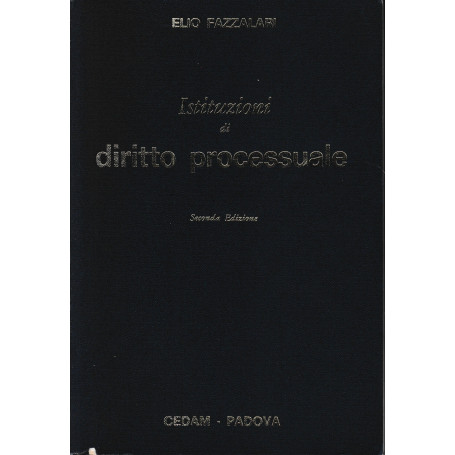 Istituzioni di diritto processuale.