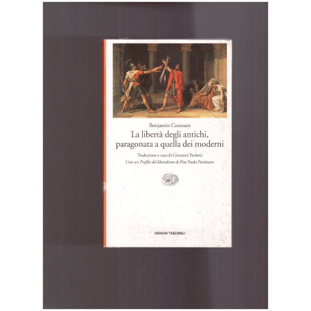 La libertà degli antichi paragonata a quella dei moderni