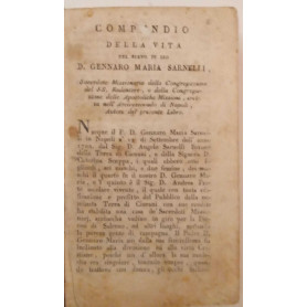 Compendio della vita del servo di Dio D. Gennaro Maria SarnelliLibrisaggi
