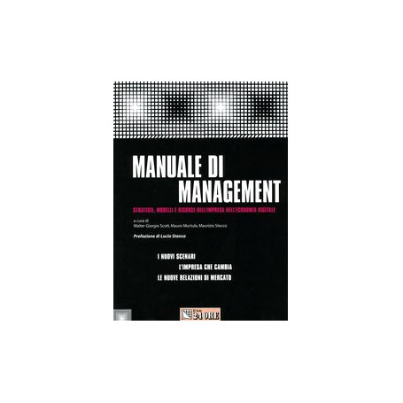 Manuale di management. Strategie modelli e risorse dell'impresa nell'economia digitale