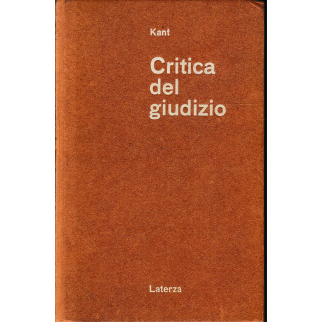 Critica del giudizio.