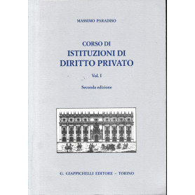 Corso di istituzioni di diritto privato. Vol. 1.