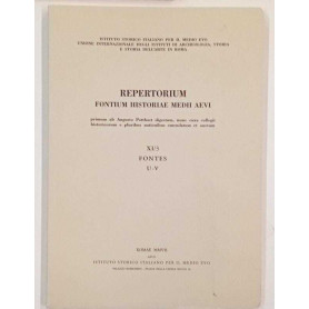 Repertorium fontium historiae medii aevi (XI/3 Fontes U-V)Librisaggi