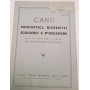 Canti patriottici ricreativi scolastici e d'occasione