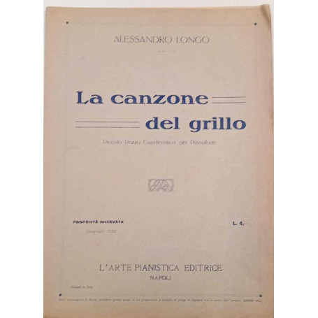 La canzone del grillo