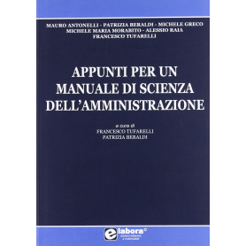 Appunti per un manuale di scienza dell'amministrazione