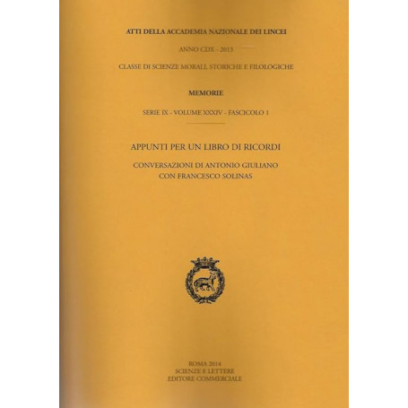 Atti dell'Accademia Nazionale dei Lincei. Serie IX. Memorie di scienze morali storiche e filosofiche.