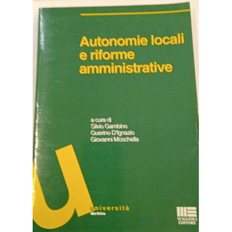 Autonomie locali e riforme amministrative