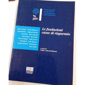 Le fondazioni casse di risparmio