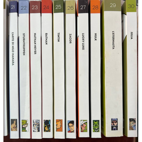 Lotto 10 volumi de "I classici del fumetto di Repubblica" (da n° 21 a 30).