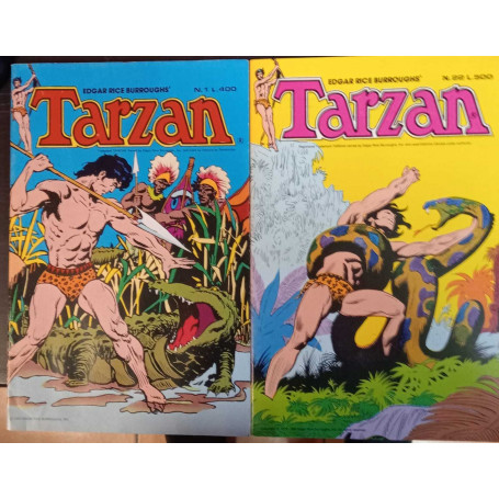 Tarzan il re della giungla. Serie dal n. 1 al n. 22.