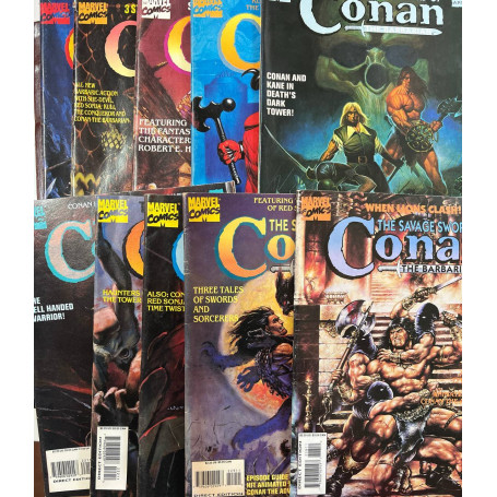 Lotto fumetti "The savage sword of Conan".
