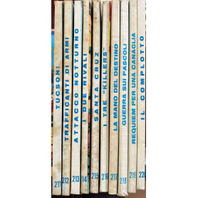 Lotto 10 fumetti Tex (da n° 211 a 220).Librisaggi