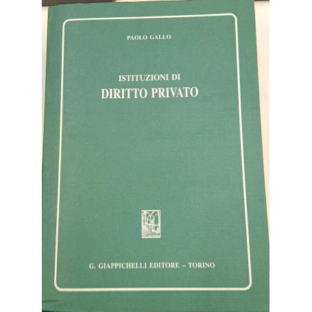 Istituzioni di diritto privato