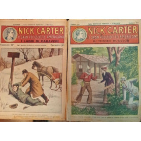 Nick Carter. Il gran poliziotto americano. N. 15 fascicoli.Librisaggi