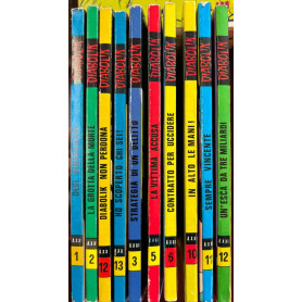 Lotto 10 fumetti Diabolik anni XX (1-2-12-13) XXI (3-5-6-10-11-12).Librisaggi Lotto 10 fumetti Diabolik anni XX (1-2-12-13) XXI (3-5-6-10-11-12).Librisaggi
