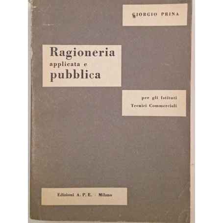 Ragioneria applicata e pubblica