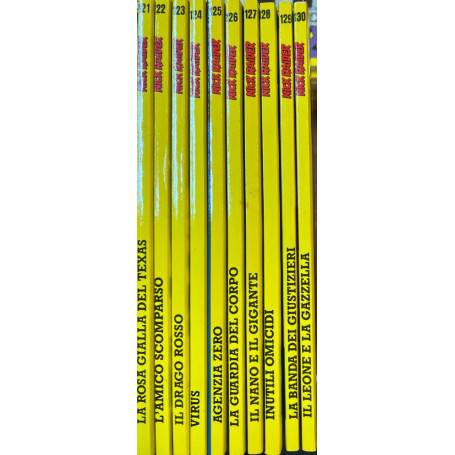 Lotto 10 fumetti Nick Raider (da n° 121 a 130).
