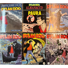 Lotto 6 fumetti vari Dylan Dog (numeri in descrizione).Librisaggi