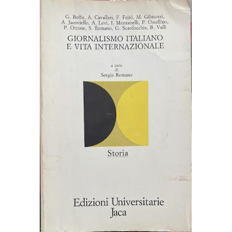 Giornalismo italiano e vita internazionale