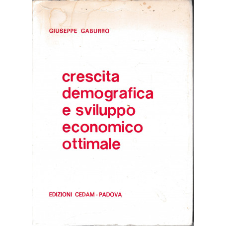 Crescita demografica e sviluppo economico ottimale. Un'analisi teorica.