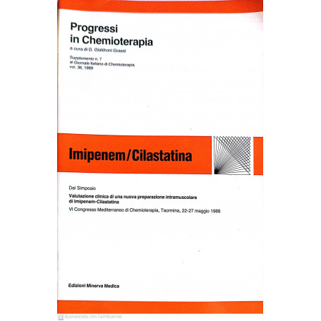Progressi in chemioterapia Imipenem/Cilastatina
