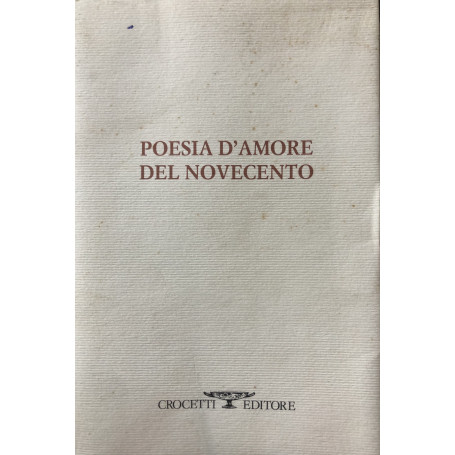 Poesia d'amore del Novecento