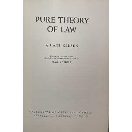 Pure Theory of Law