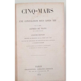 Cinq-Mars ou une conjuration sous Louis XIIILibrisaggi