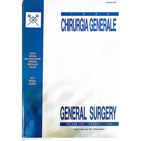 Chirurgia generale vol. XIX n.1