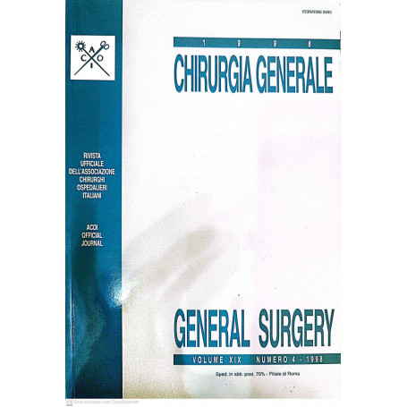 Chirurgia generale vol. XIX n. 4