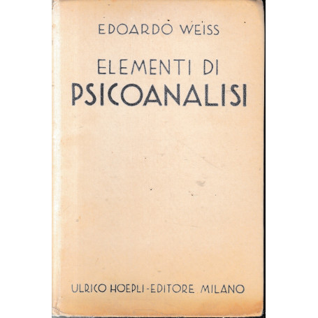 Elementi di psicoanalisi.