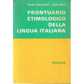 Prontuario etimologico della lingua italiana.