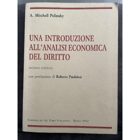 Una introduzione all'analisi economica del diritto