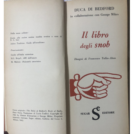 Il libro degli snob
