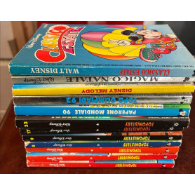 Lotto 12 fumetti vari Walt Disney (titoli e numeri in descrizione).Librisaggi