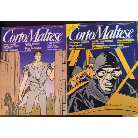 Corto Maltese nn. 3 e 5.