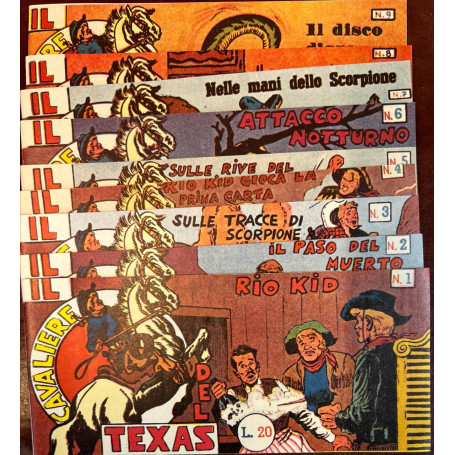 Rio Kid. Il cavaliere del Texas (serie completa da n° 1 a 9).